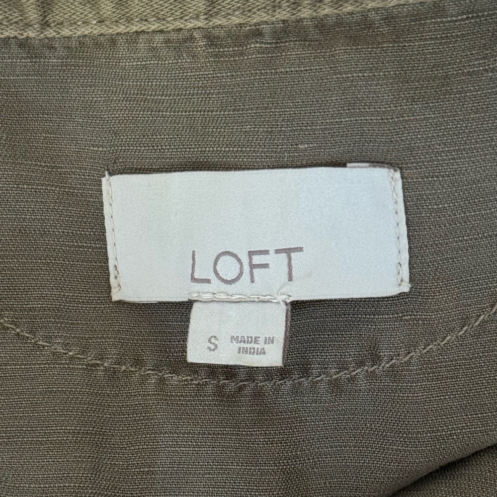 Loft Olive Green Utility Jacket, Women’s S - Picture 8 of 9